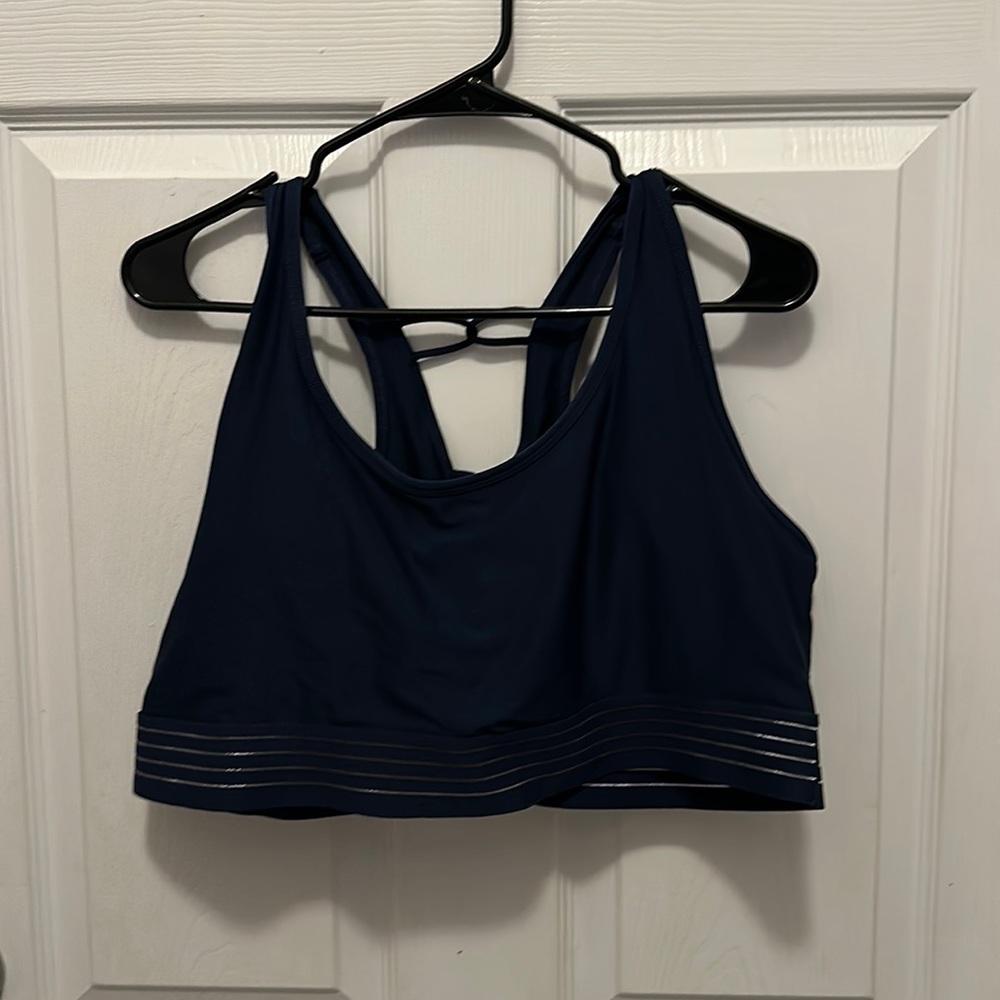 Navy 3x Avia Sport Top Sports Bra